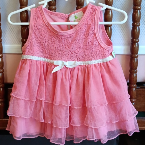 Duck Duck Goose Other - Duck Duck Goose pink baby dress 18 month